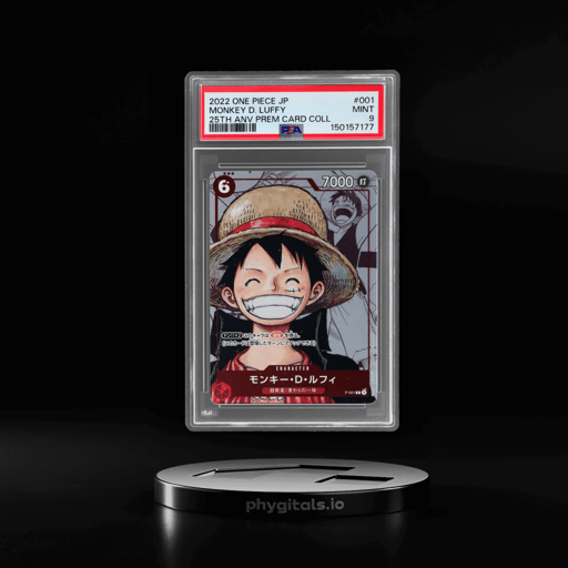 2022 One Piece Premium Collection 25th Anniversary Manga Art Monkey D. Luffy #P001 PSA 9