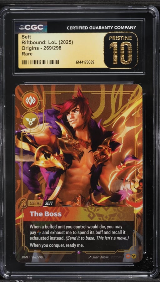 2025 Riftbound League Of Legends LoL Origins Sett #269 CGC 10 PRISTINE
