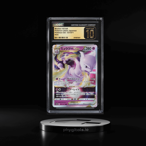 2022 Pokemon Japanese Sword & Shield GO Holo Mewtwo VSTAR #31 CGC 10 PRISTINE