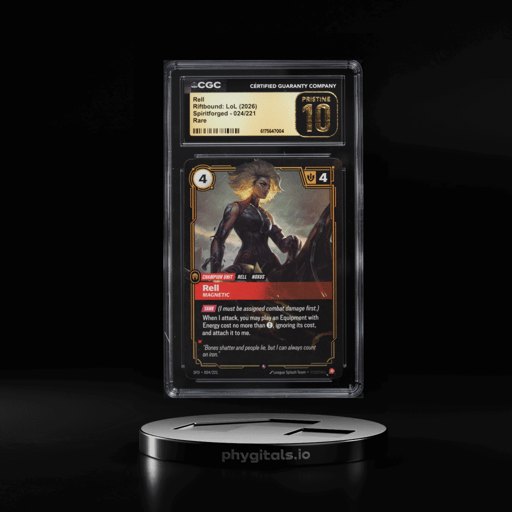 2026 Riftbound League Of Legends Spiritforged Rell #024 CGC 10 PRISTINE