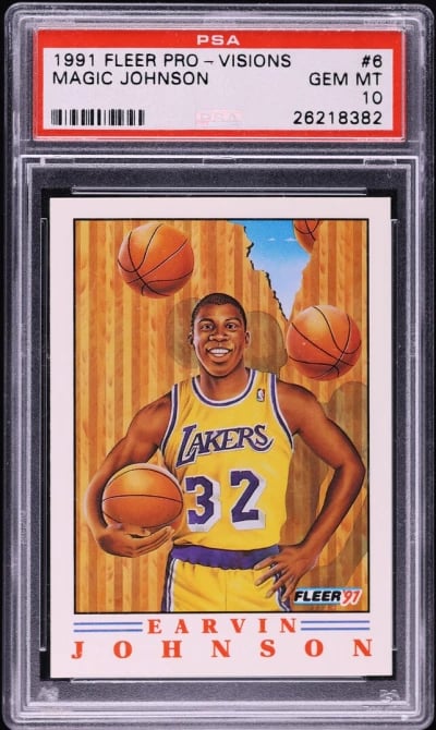 1991 Fleer Pro-Visions Magic Joh