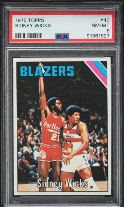 1975 Topps Basketball Sidney Wic