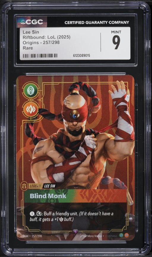 2025 Riftbound: LoL Origins Lee Sin #257 CGC 9 MINT