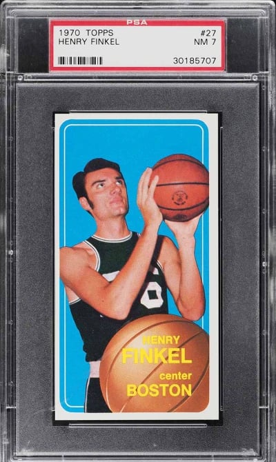 1970 Topps Basketball Henry Fink
