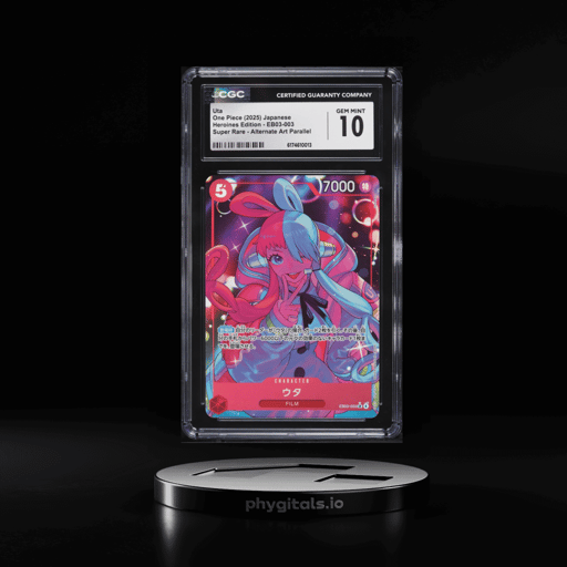 2025 One Piece Japanese Heroines Edition SR Alt Art Uta #EB03-003 CGC 10 GEM MINT