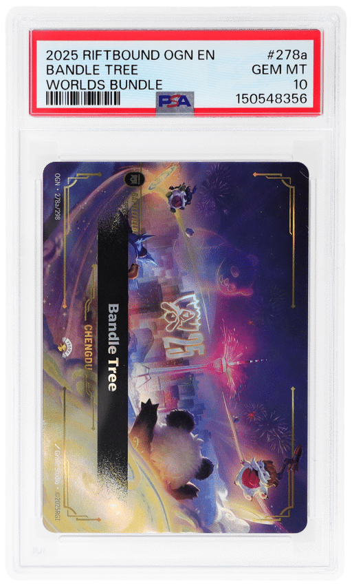 2025 Riftbound: League of Legends Origins Worlds Bundle Chengdu Bandle Tree #278a PSA 10