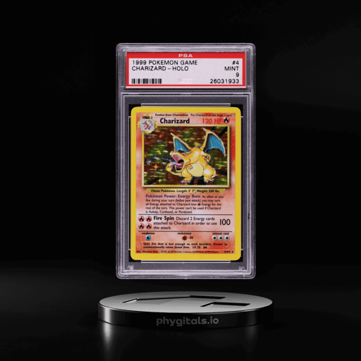 1999 Pokemon Base Set Holo Charizard #4 PSA 9 MINT
