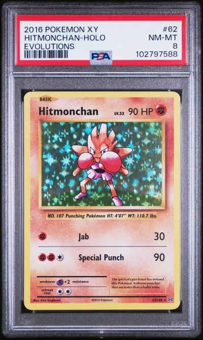 2016 POKEMON XY EVOLUTIONS #62 H