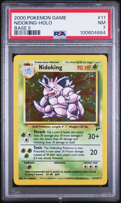 2000 POKEMON BASE SET 2 #11 NIDO