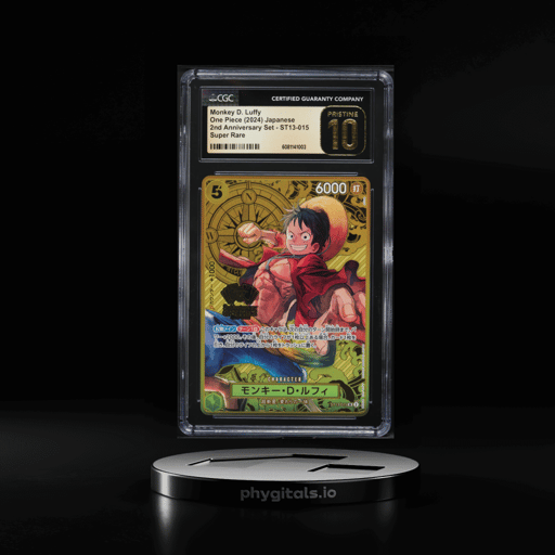 2024 One Piece Japanese 2nd Anniversary Alt Art Monkey D. Luffy #ST13-015 CGC 10