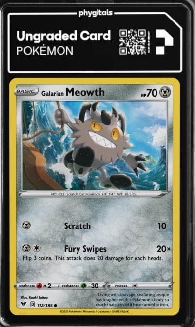 2020 Galarian Meowth Vivid Volta