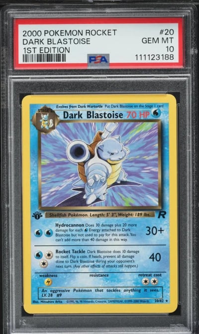 2000 Pokemon Team Rocket 1st Edi