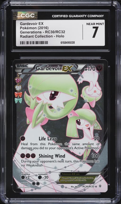 2016 Pokemon XY Generations Radiant Collection Alt Art Gardevoir EX #RC30 CGC 7 NRMT