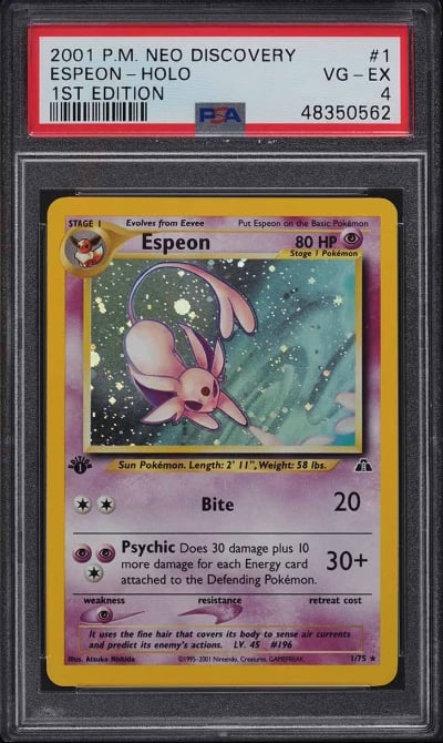 2001 Pokemon Neo Discovery 1st E