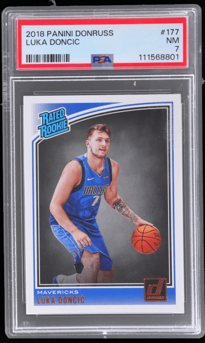 2018 Panini Donruss Rated Rookie Luka Doncic #177 PSA 7
