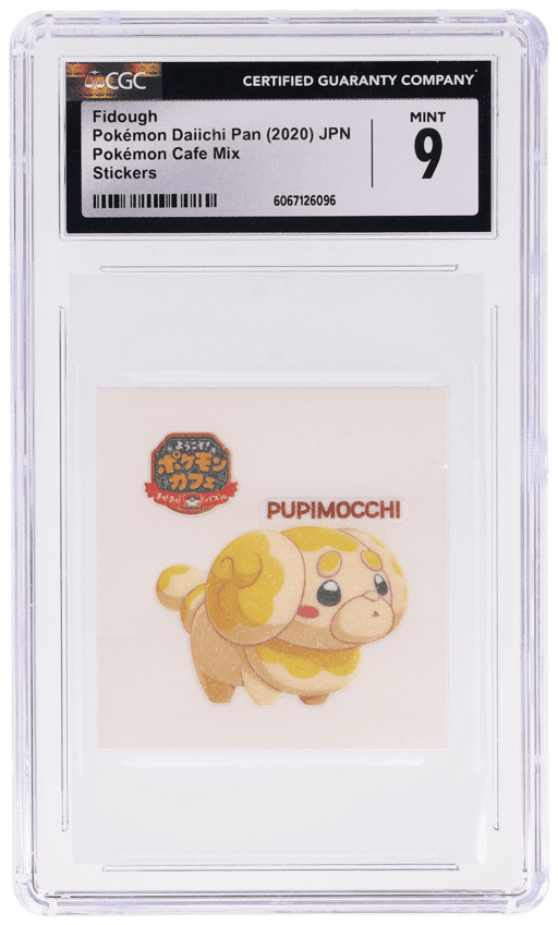 2020 Pokemon Cafe Remix Stickers Fidough # CGC 9