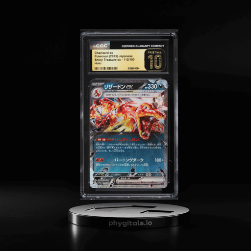2023 Pokemon Japanese Scarlet & Violet Shiny Treasure Ex Holo Charizard Ex #115 CGC 10 PRISTINE
