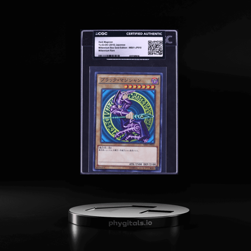 2015 Yu-Gi-Oh! Japanese Millennium Box Gold Edition Dark Magician #MB01-JP010 CGC AUTH