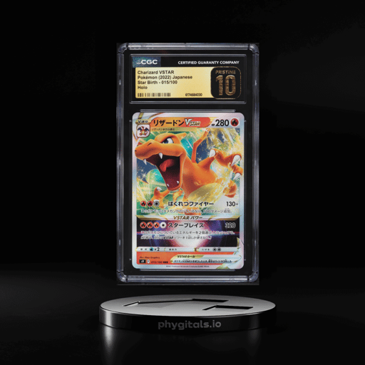 2022 Pokemon Japanese Sword & Shield Star Birth Holo Charizard VSTAR #15 CGC 10 PRISTINE