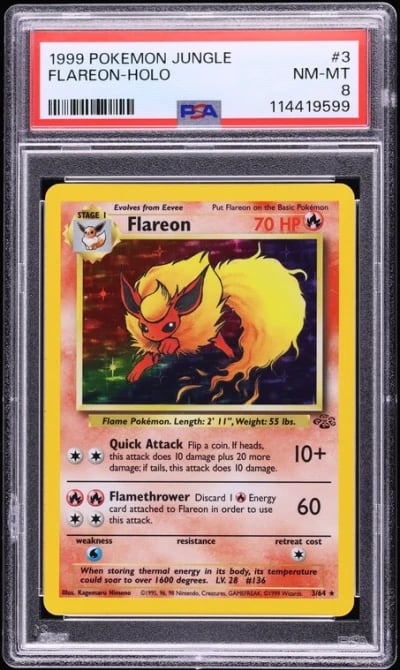 1999 Pokemon Jungle Holo Flareon