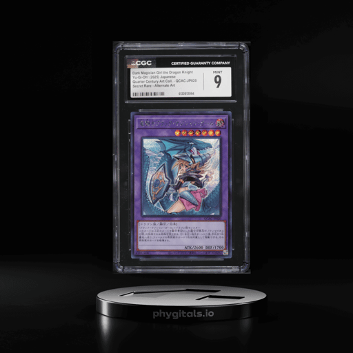 2025 Yu-Gi-Oh! Japanese QCAC Secret Rare Dark Magician Girl The Dragon Knight #JP020 CGC 9 MINT