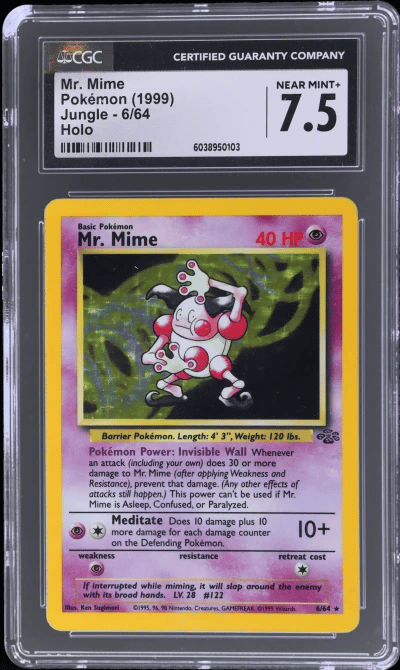 1999 Pokemon Jungle Holo Mr. Mim