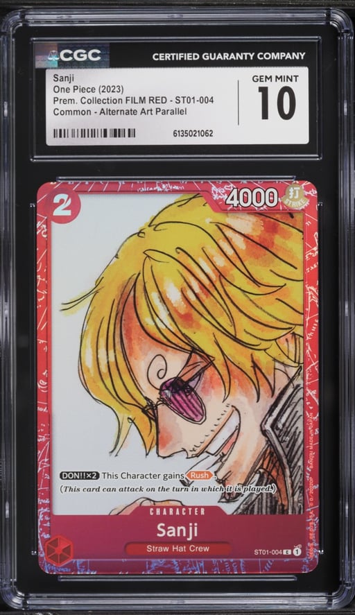 2023 One Piece Premium Collection FILM RED Sanji #ST01-004 CGC 10 GEM MINT