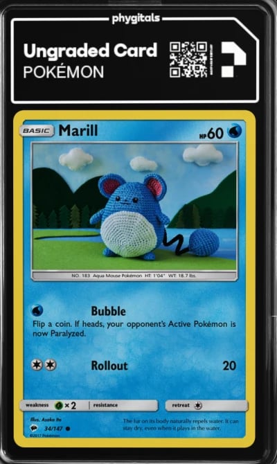 2017 Marill Burning Shadows #34