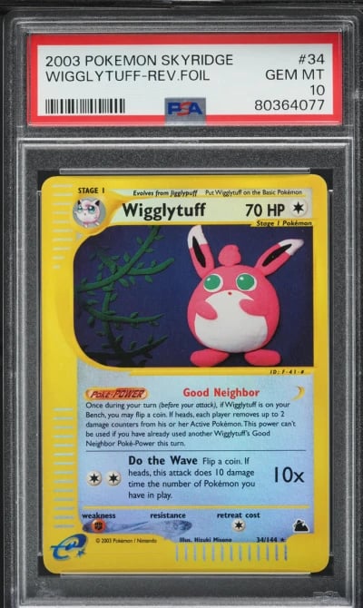 2003 Pokemon Skyridge Reverse Ho