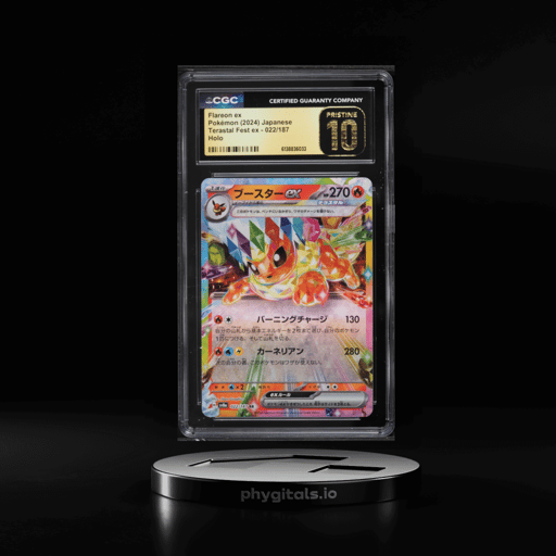 2024 Pokemon Japanese Scarlet & Violet Terastal Fest ex Holo Flareon EX #22 CGC 10 PRISTINE