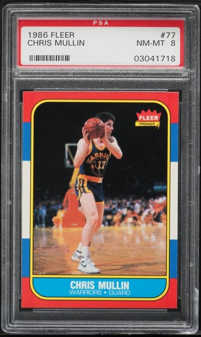1986 Fleer Basketball Chris Mull