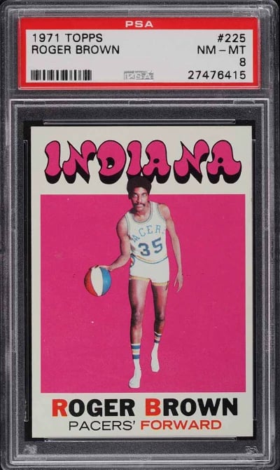1971 Topps Basketball Roger Brow