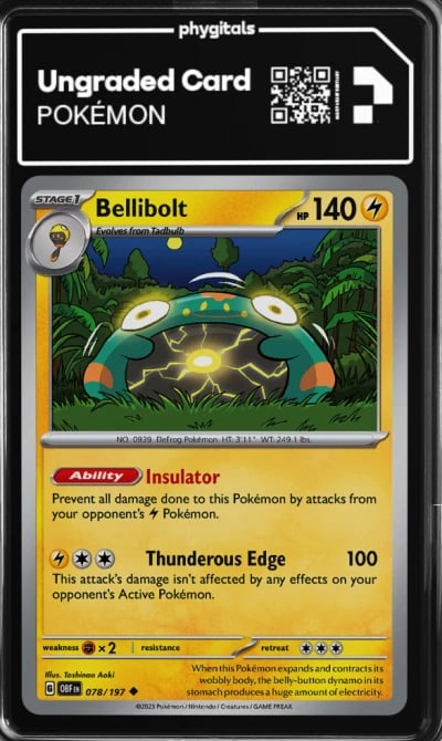 2023 Bellibolt Obsidian Flames #