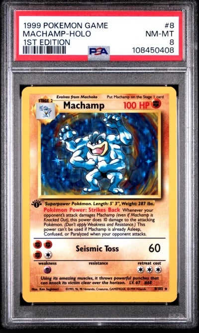 1999 POKEMON BASE SET 1ST EDITIO