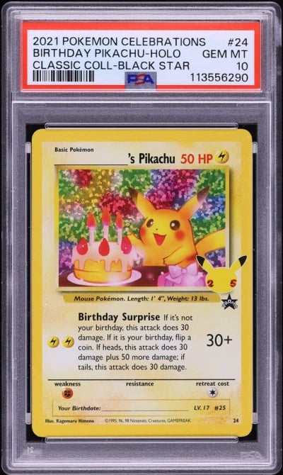 2021 Pokemon SWSH Promo Celebrat