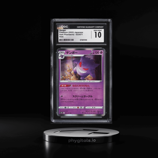 2022 Pokemon Japanese Sword & Shield Dark Phantasma Holo Gengar #23 CGC 10 GEM MINT