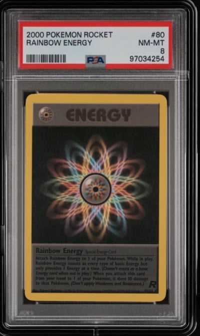 2000 POKEMON ROCKET #80 RAINBOW 