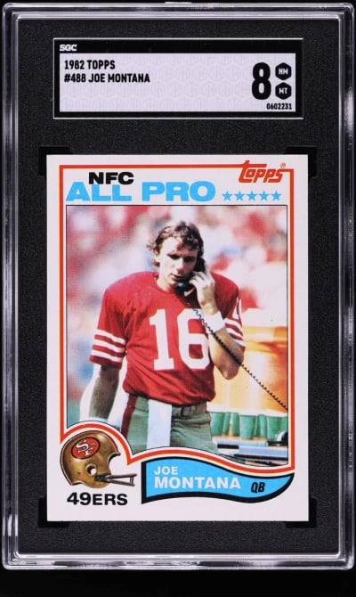 1982 Topps Football Joe Montana 