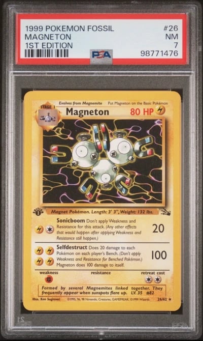 1999 POKEMON FOSSIL 1ST EDITION 