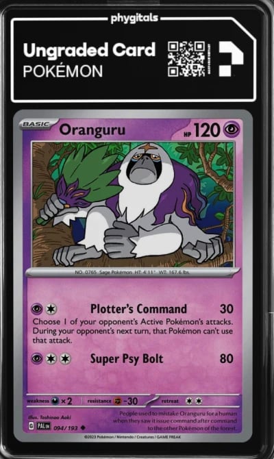 2023 Oranguru Paldea Evolved #09