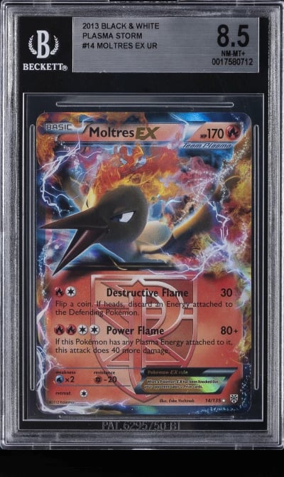 2013 POKEMON B&W UR #14 MOLTRES 