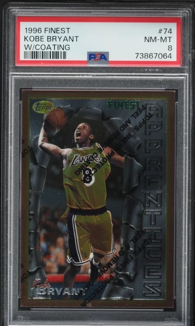 1996 Finest Basketball w/ Coatin