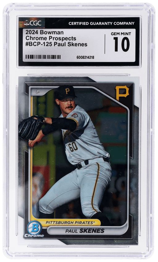 2024 Bowman Chrome Prospect Paul Skenes #BCP125 CGC 10