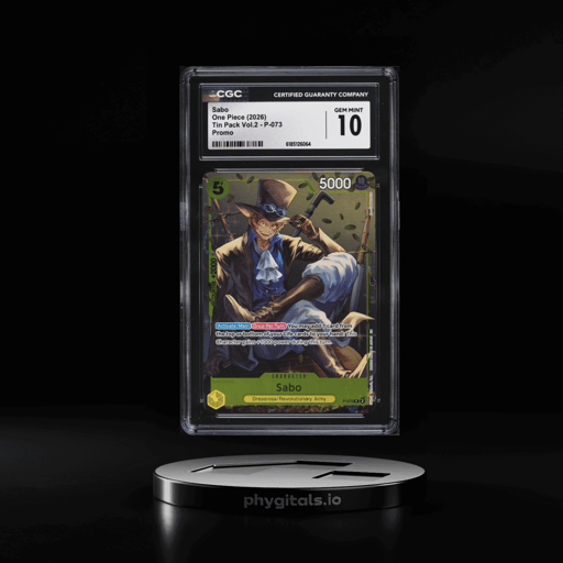 2026 One Piece Promo Tin Pack Vol.2 Alt Art Sabo #P-073 CGC 10 GEM MINT