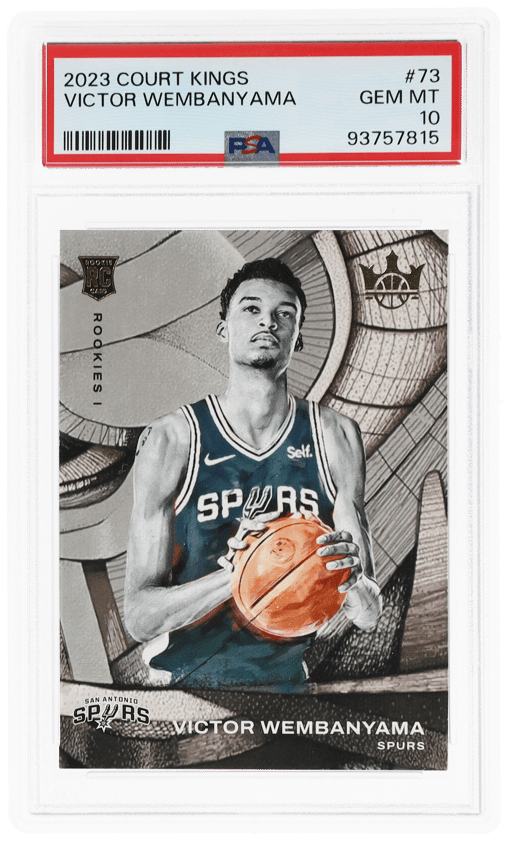 2023 Panini Court Kings Victor Wembanyama #73 PSA 10