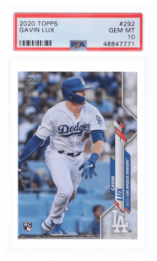 2020 Topps Gavin Lux #292 PSA 10