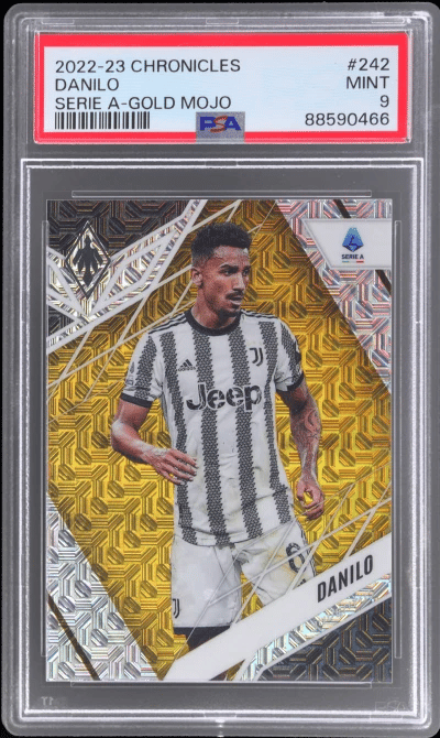 2022 Panini Chronicles Serie A Gold Mojo Danilo #242 4/10 PSA 9