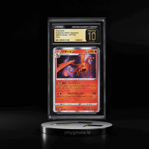 2021 Pokemon Japanese Sword & Shield VMAX Climax Holo Charizard #17 CGC 10 PRISTINE