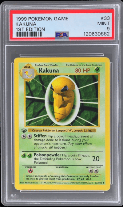 1999 Pokemon Base Set 1st Editio