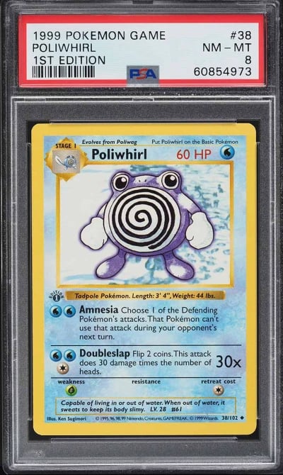 1999 Pokemon Base Set Shadowless